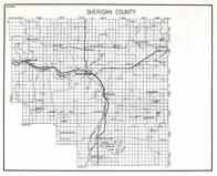 Sheridan County, Homestead, Medicine lake, Plentywood, Archer, Raymond, Daleview, Redstone, Dagmar, Coalridge, Montana State Atlas 1950c